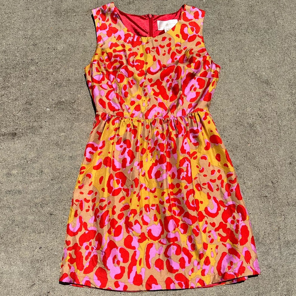 Julie Brown size 4 100% silk dress sleeveless